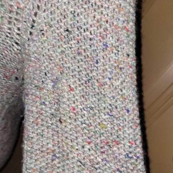 American Eagle Women's Medium Multicolor Cable Knit Sweater Wool Blend Cozy Fall - Picture 6 of 8